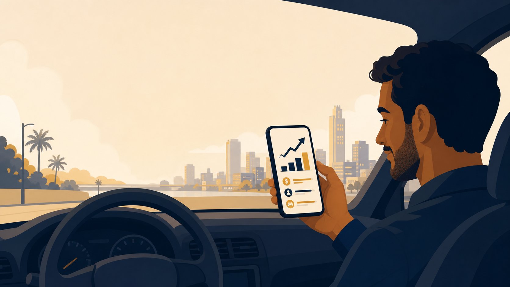 Calculadora de lucro real do motorista de aplicativo